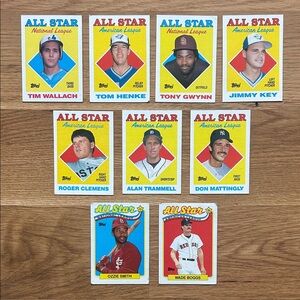 Vintage Topps All-Star Baseball Cards
